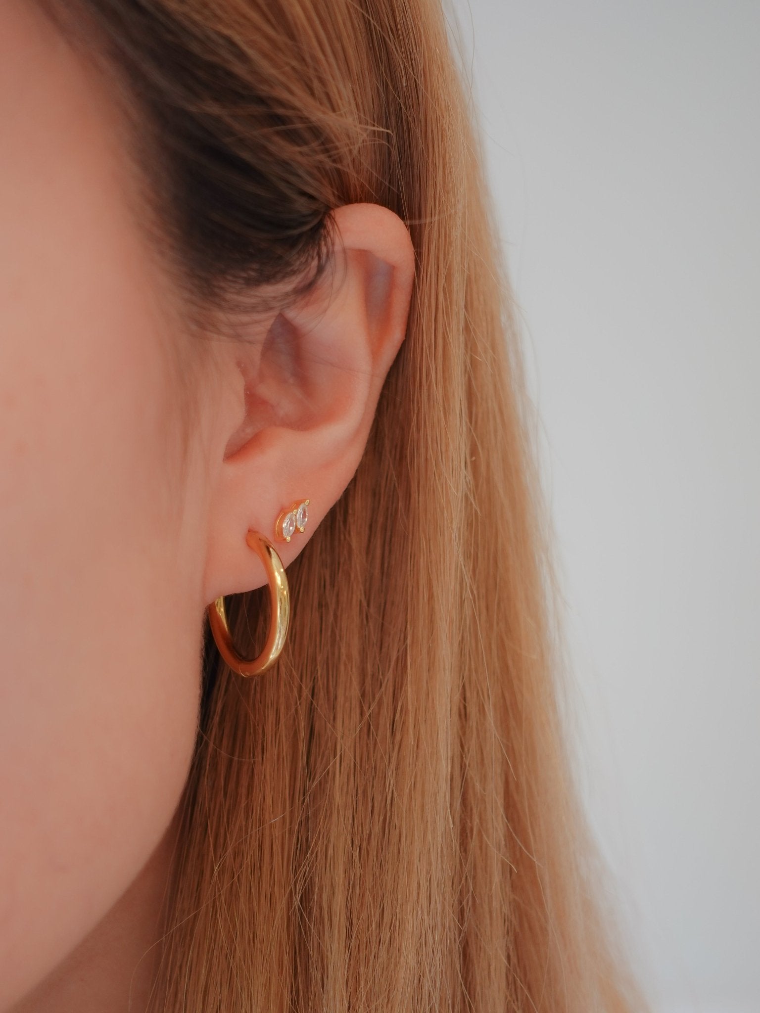 Mini Everyday Seamless Gold Hoops (2cm) - Flaire & Co.