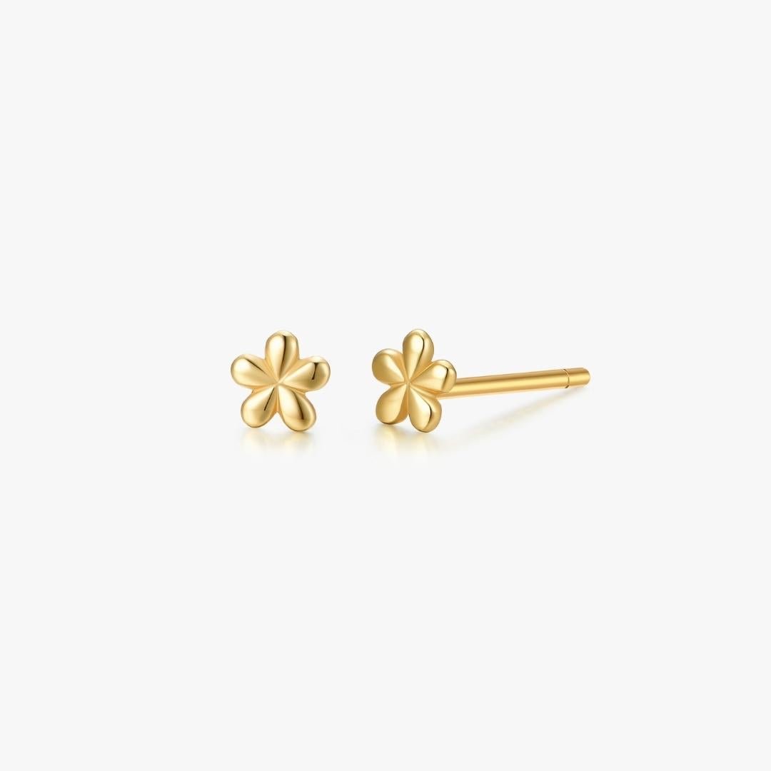 Mini Floral 2.0 Studs in Gold - Flaire & Co.