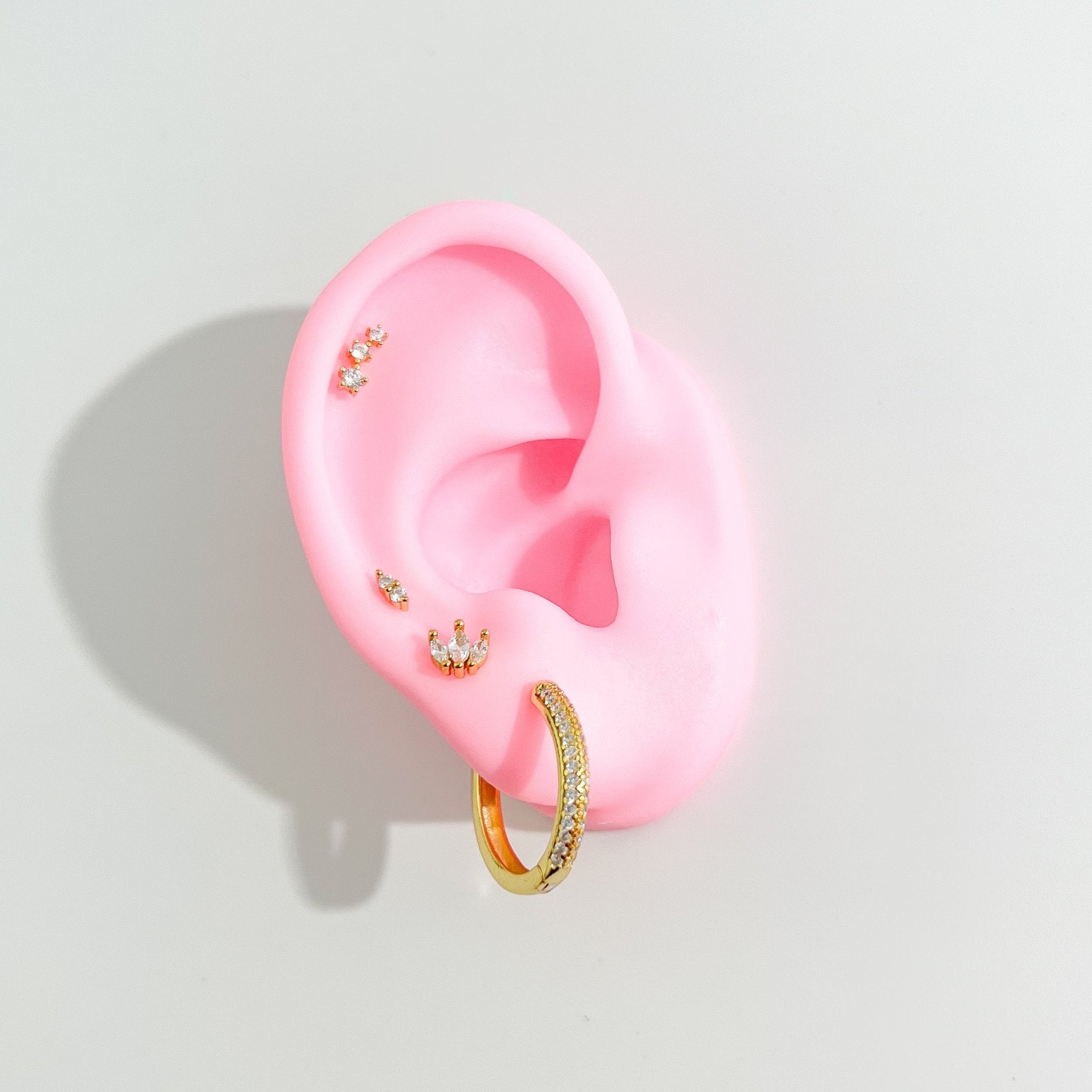 Mini Shimmer Threadless Flat Back Studs - Flaire & Co.
