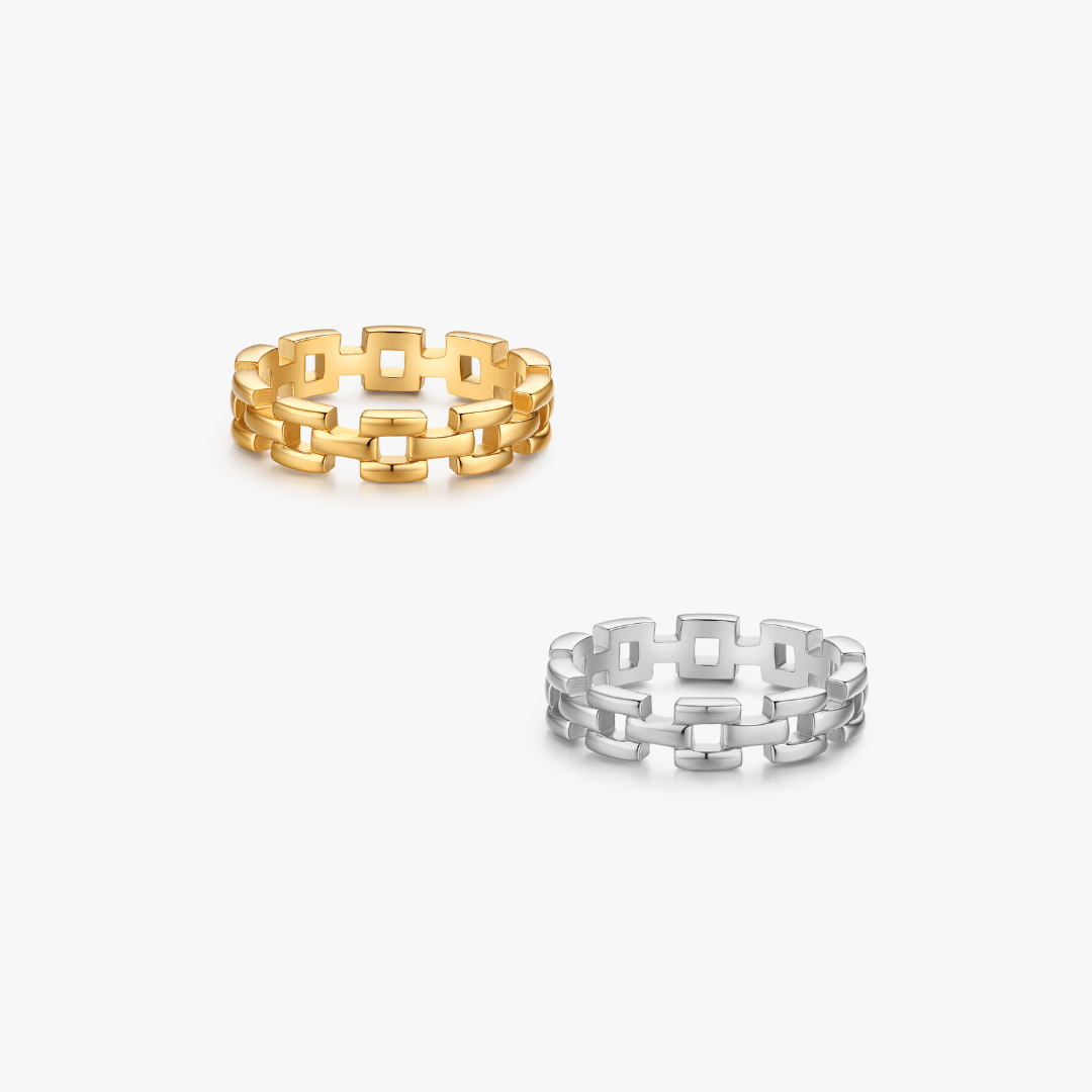 Natalie Chain Ring - Flaire & Co.