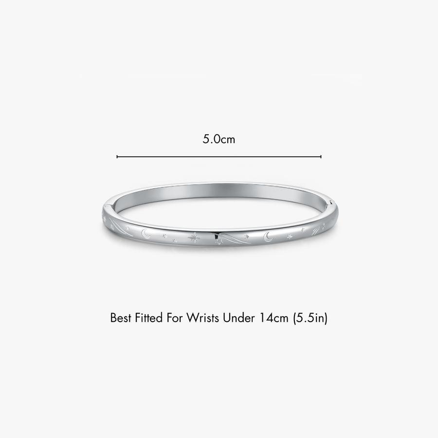 Night Sky Stacker Cuff Bangle Bracelet - Flaire & Co.