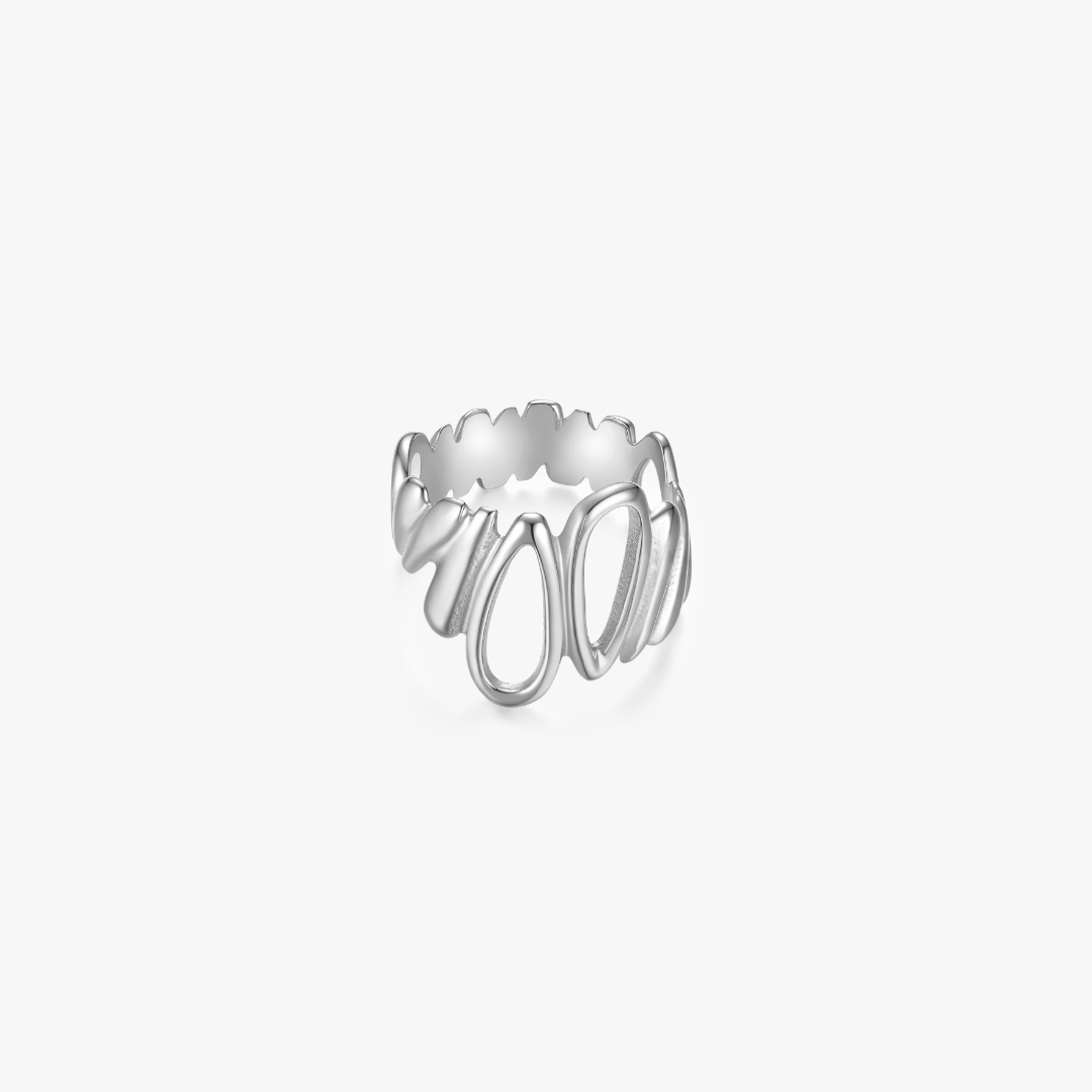 Norah Chunky Tear Drop Ring - Flaire & Co.