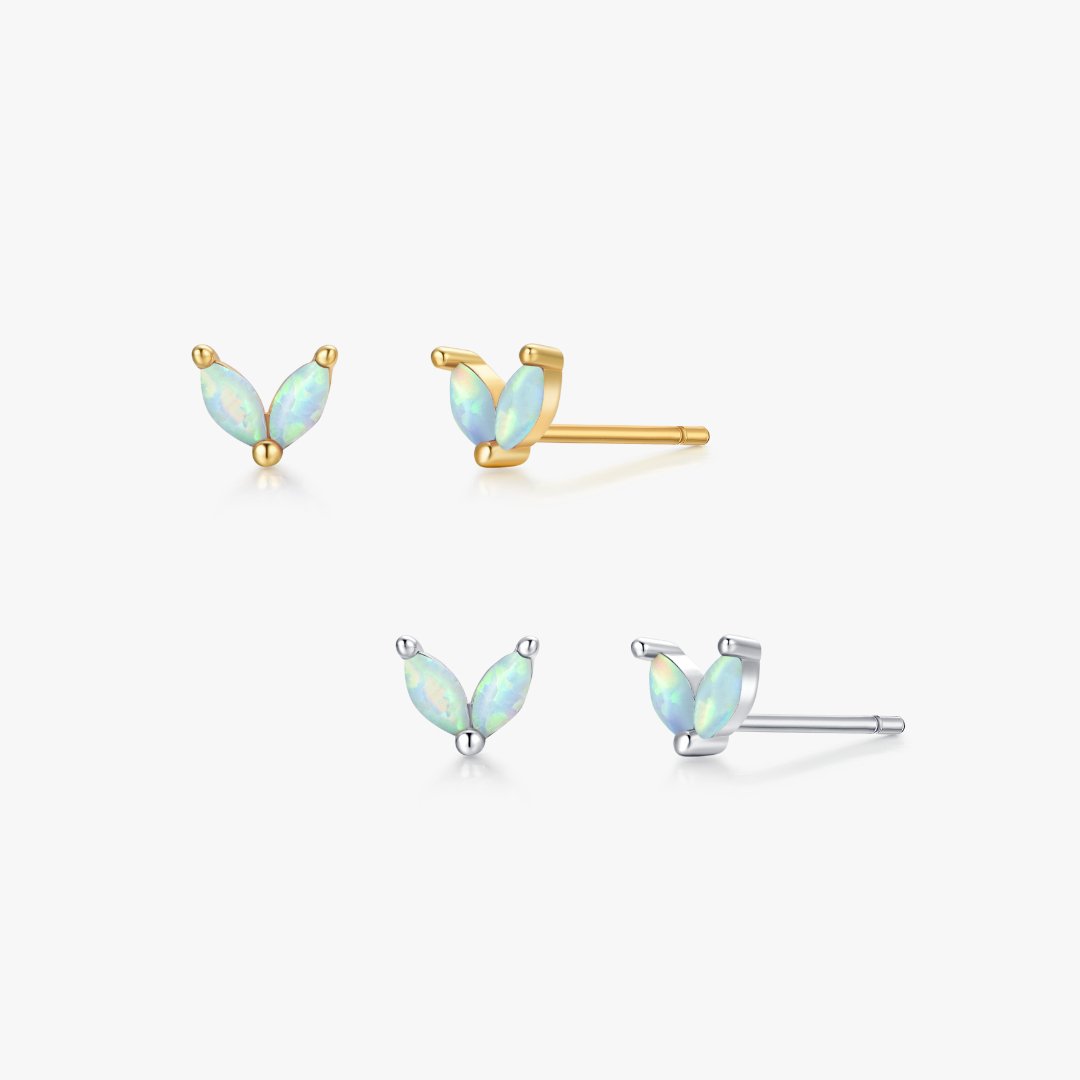 Opal Sprout Studs - Flaire & Co.
