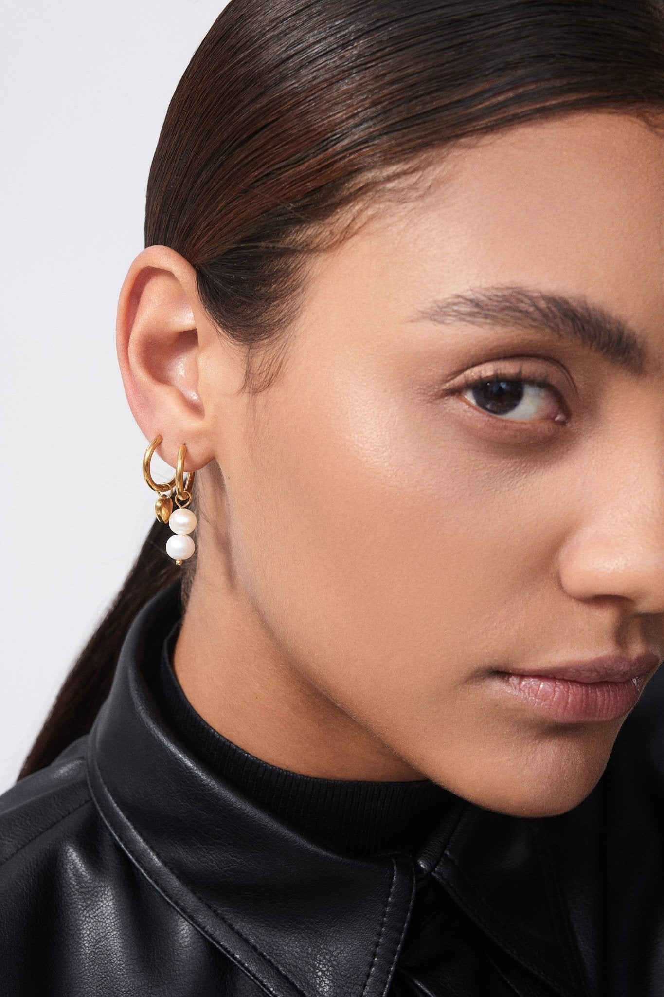 Ophelia Gold Earrings - Flaire & Co.