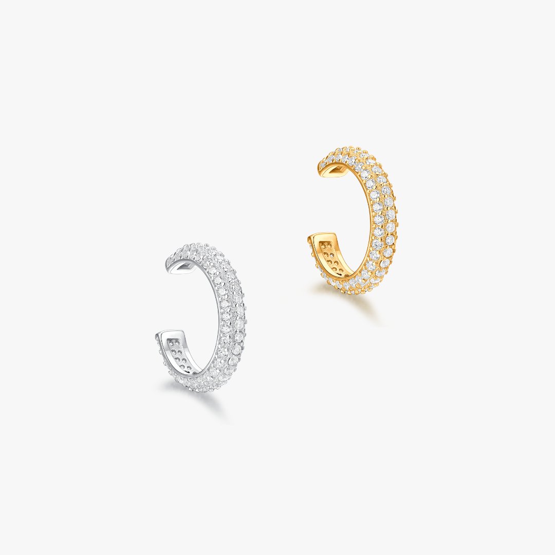 Pave Crystal Cuff - Flaire & Co.