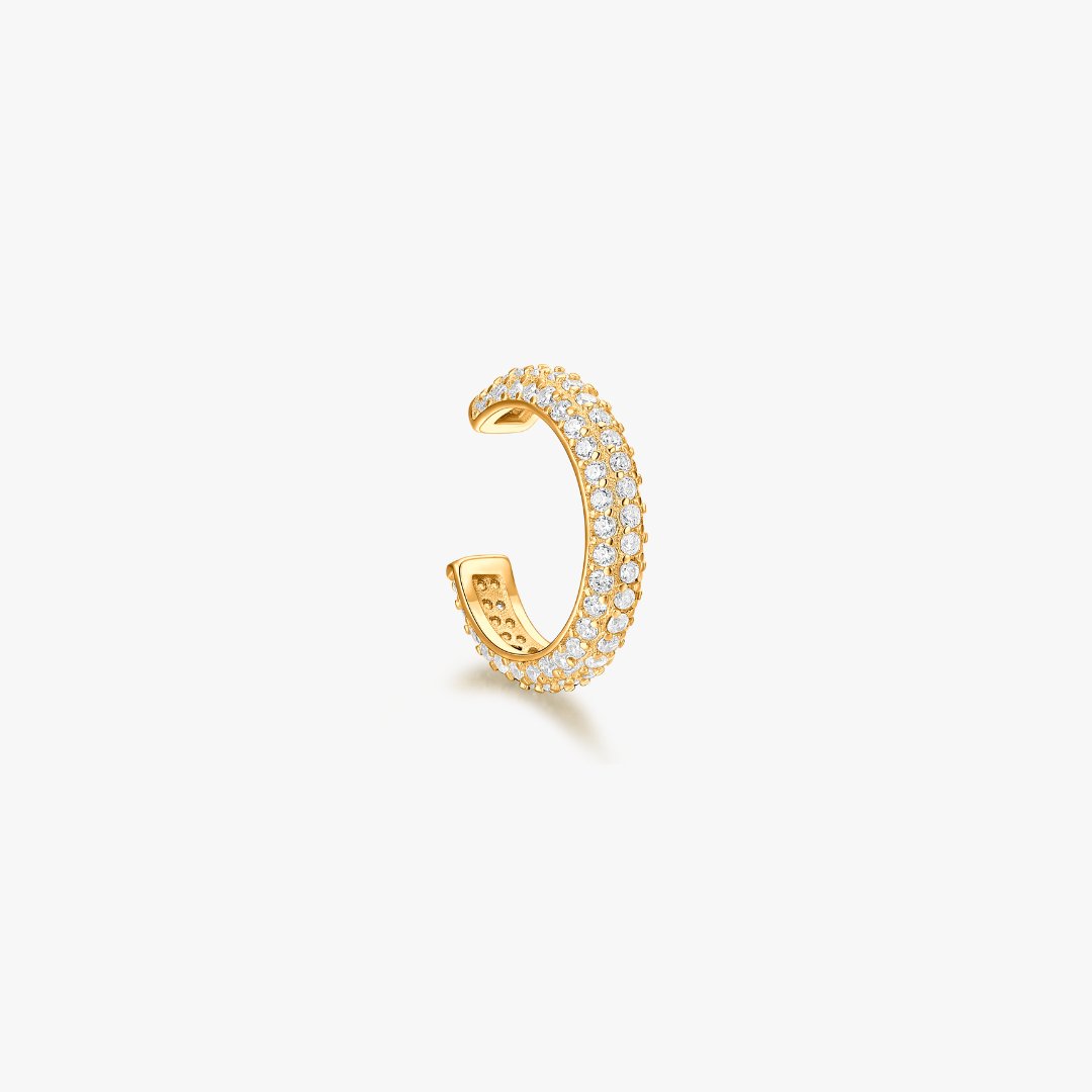 Pave Crystal Cuff - Flaire & Co.