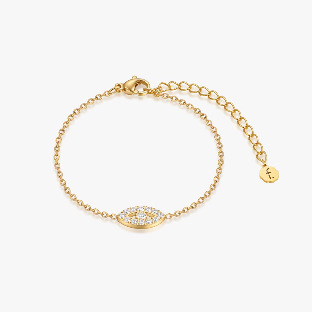 Pave Eye Bracelet - Flaire & Co.