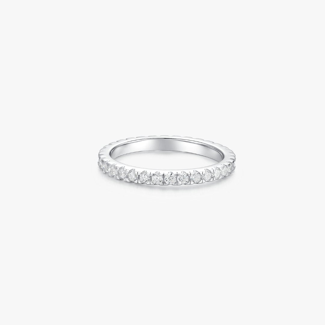 Pave Gem Sterling Silver Ring - Flaire & Co.