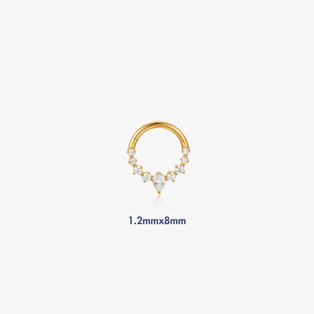 Penelope Titanium Hoop (Single) - Flaire & Co.