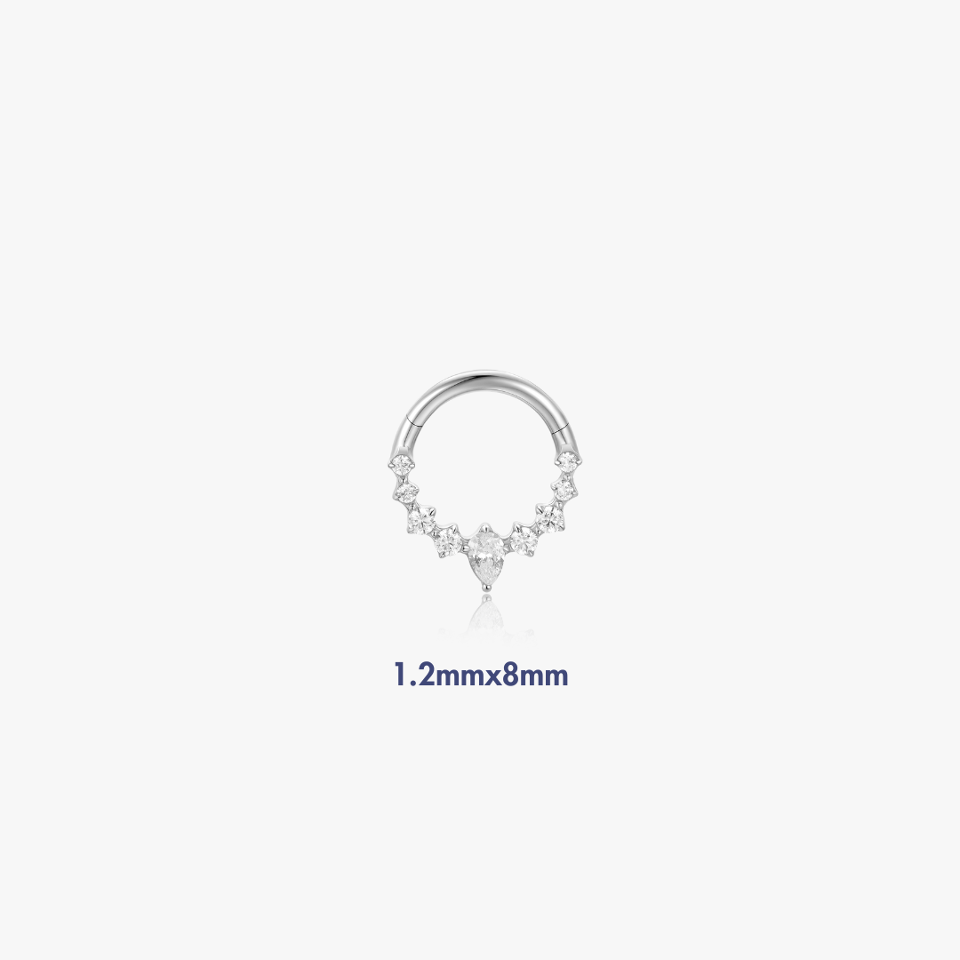 Penelope Titanium Hoop (Single) - Flaire & Co.