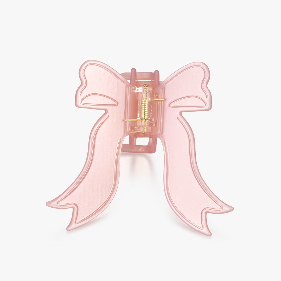 Pink Bow Claw Clip - Flaire & Co.