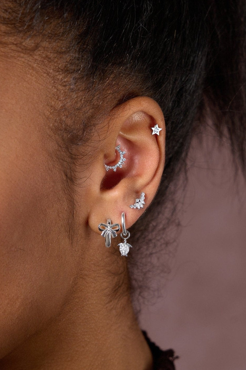 Polaris Star Gem Flat Back Stud (Single) - Flaire & Co.