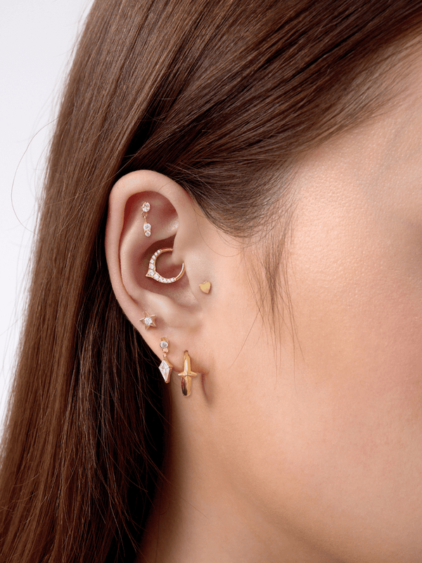 Polaris Star Gem Flat Back Stud (Single) - Flaire & Co.