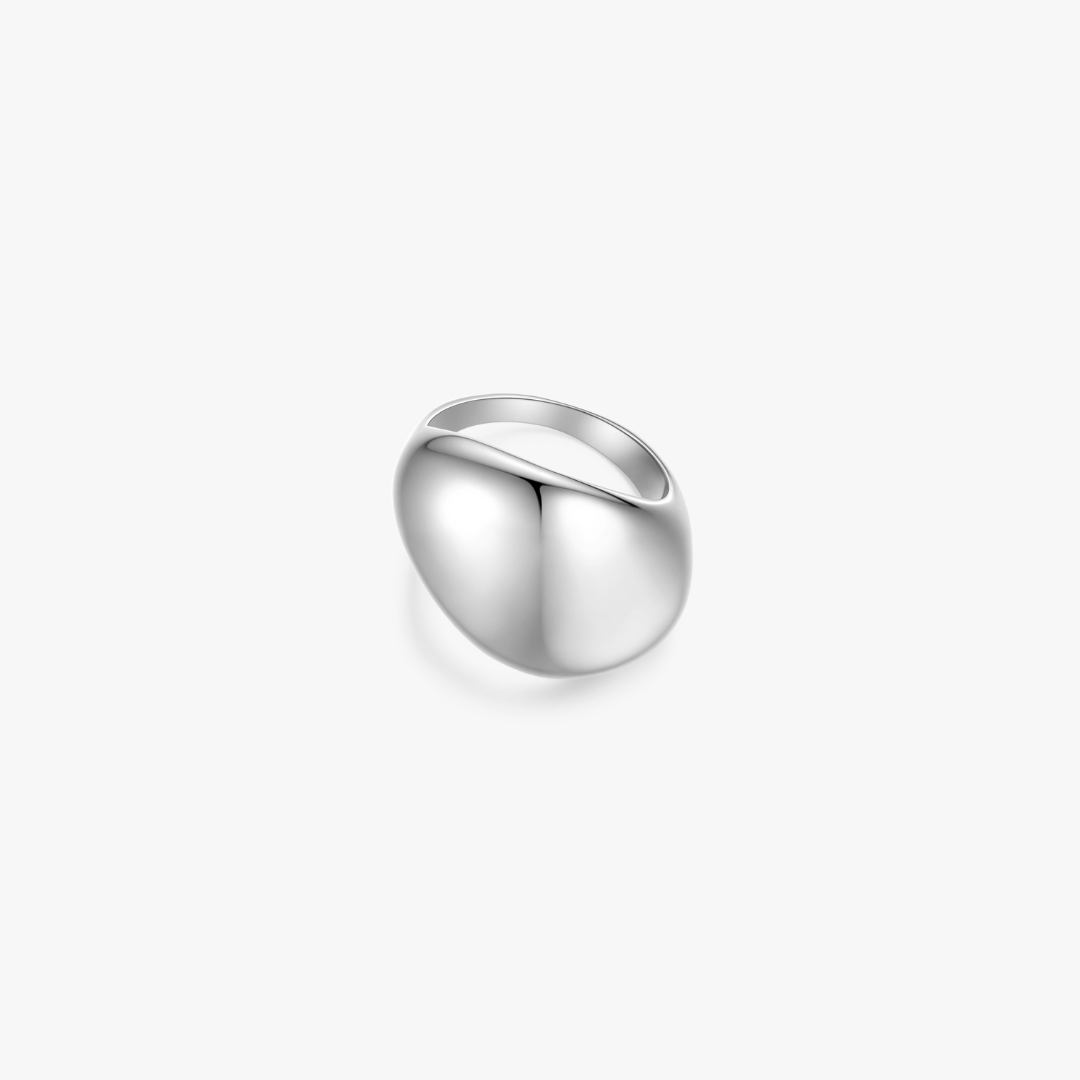 Rhea Sculptural Dome Ring - Flaire & Co.