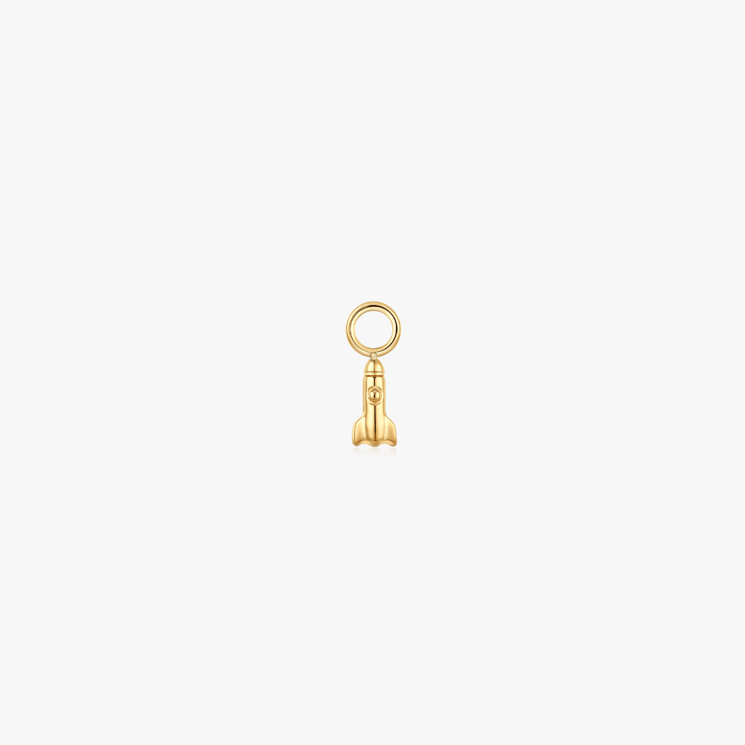 Rocket Hoop Charm (Single) - Flaire & Co.