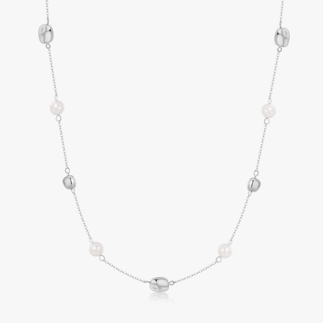 Sabina Pearl Necklace - Flaire & Co.