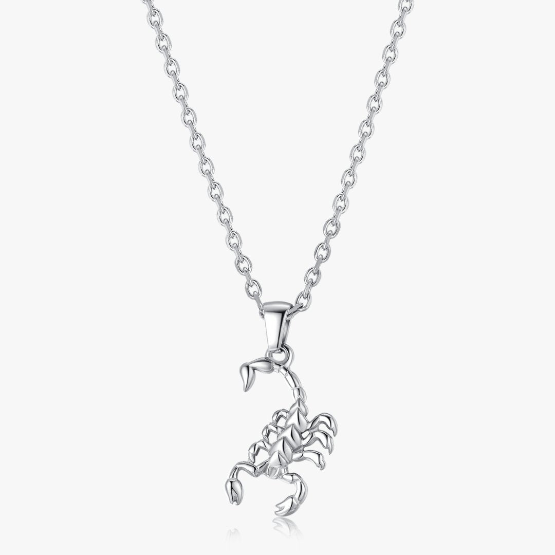 Scorpion Necklace in Silver (Unisex) - Flaire & Co.