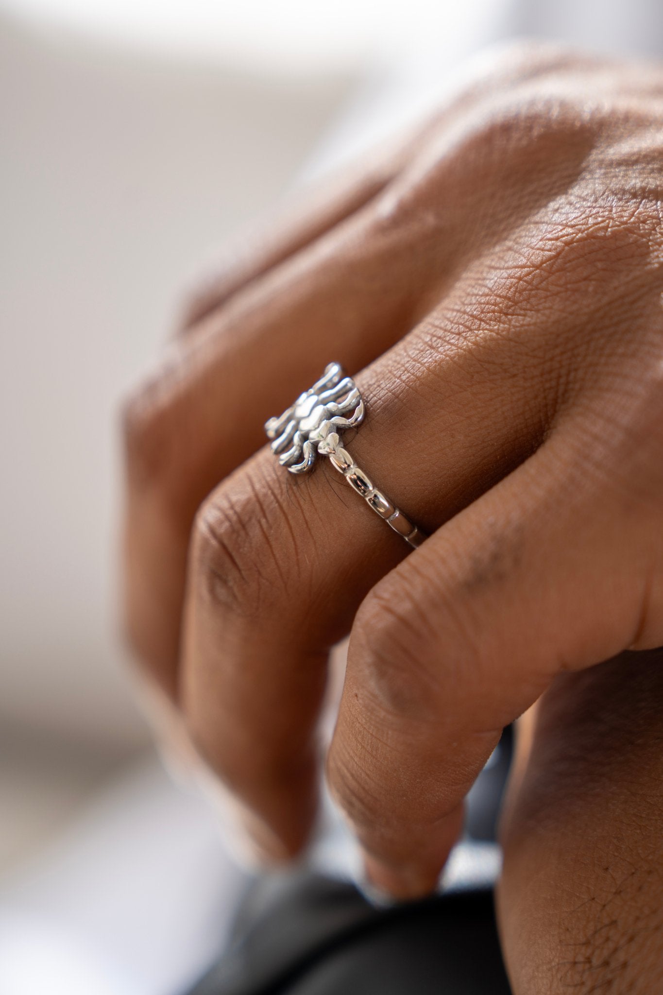 Scorpion Silver Ring (Unisex) - Flaire & Co.