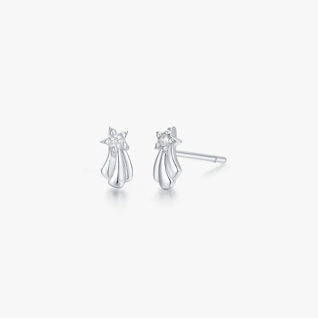 Shooting Star Studs in Silver - Flaire & Co.