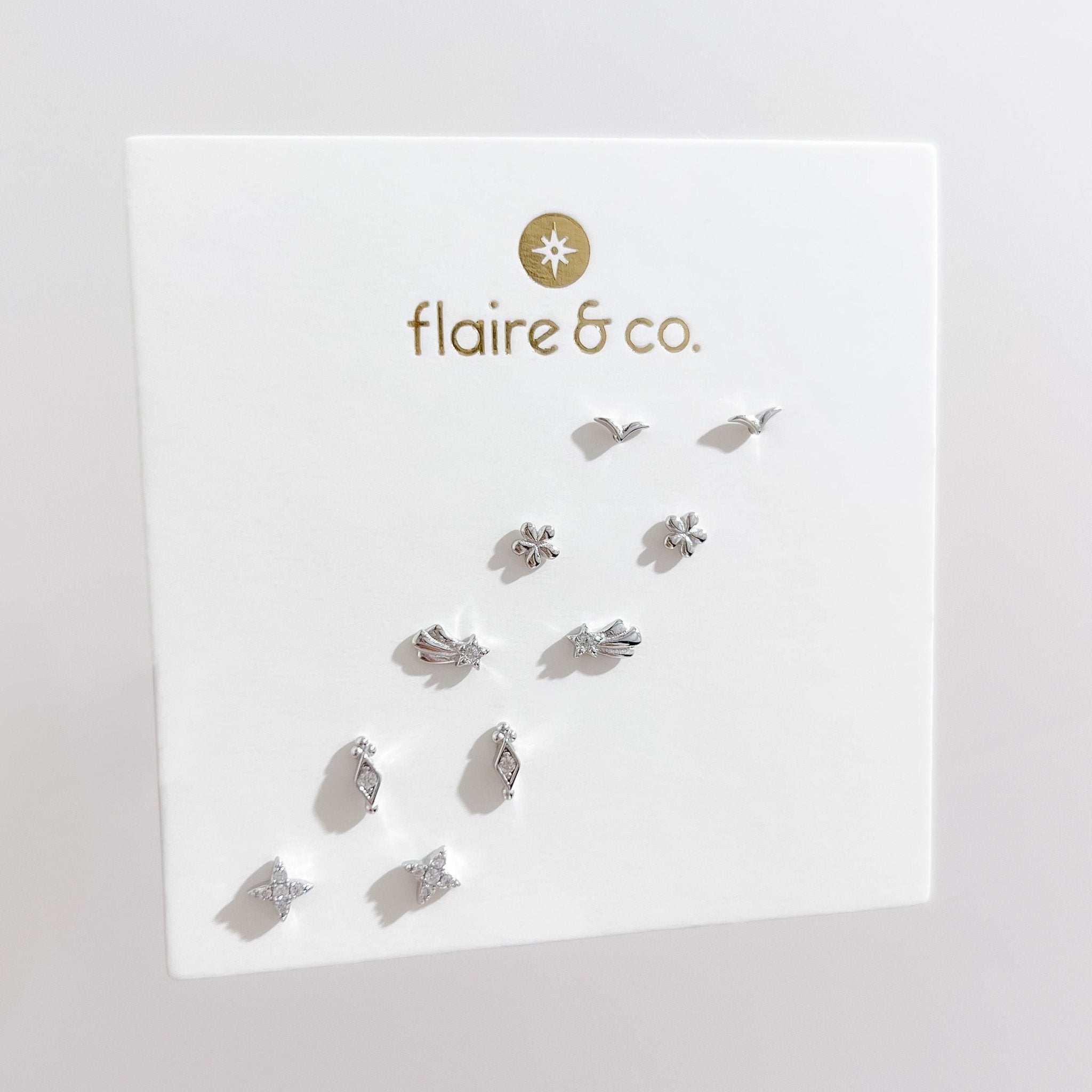 Silver Micro Studs Bundle - Flaire & Co.