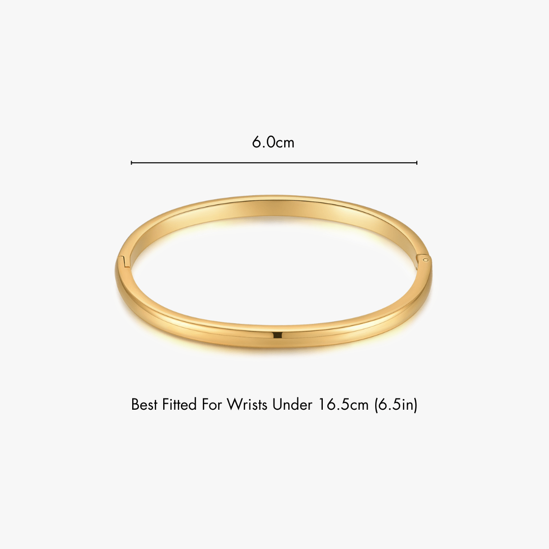 Simple Stacker Cuff Bangle Bracelet - Flaire & Co.