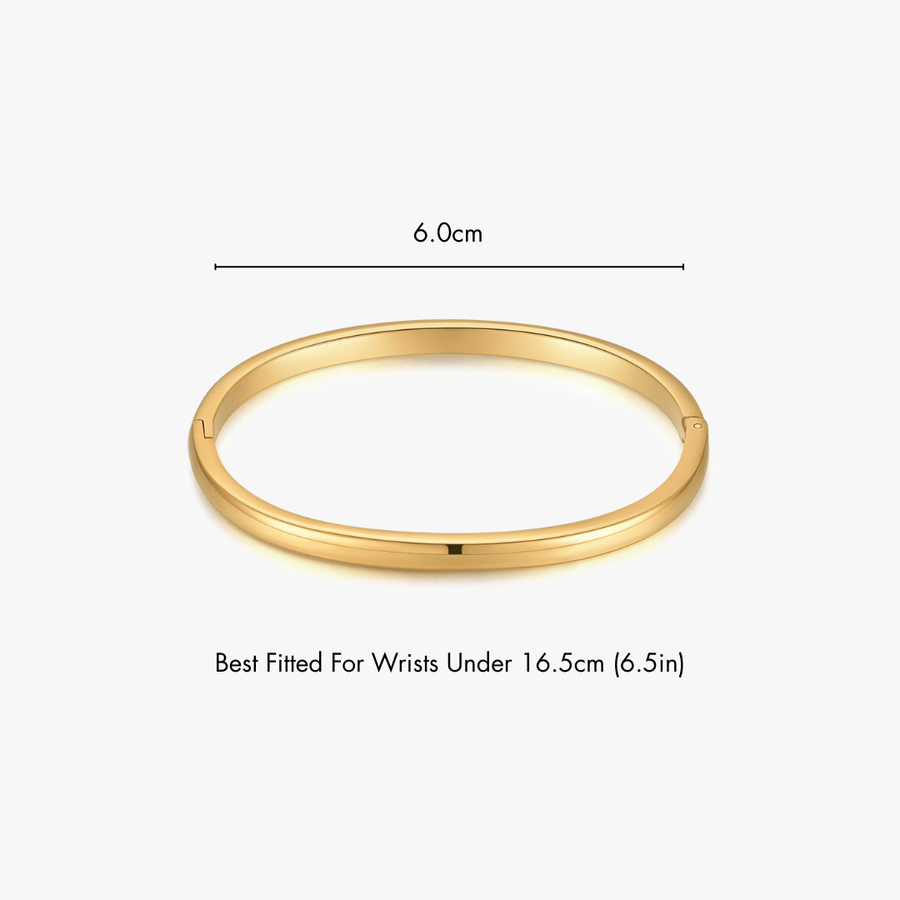 Simple Stacker Cuff Bangle Bracelet - Flaire & Co.
