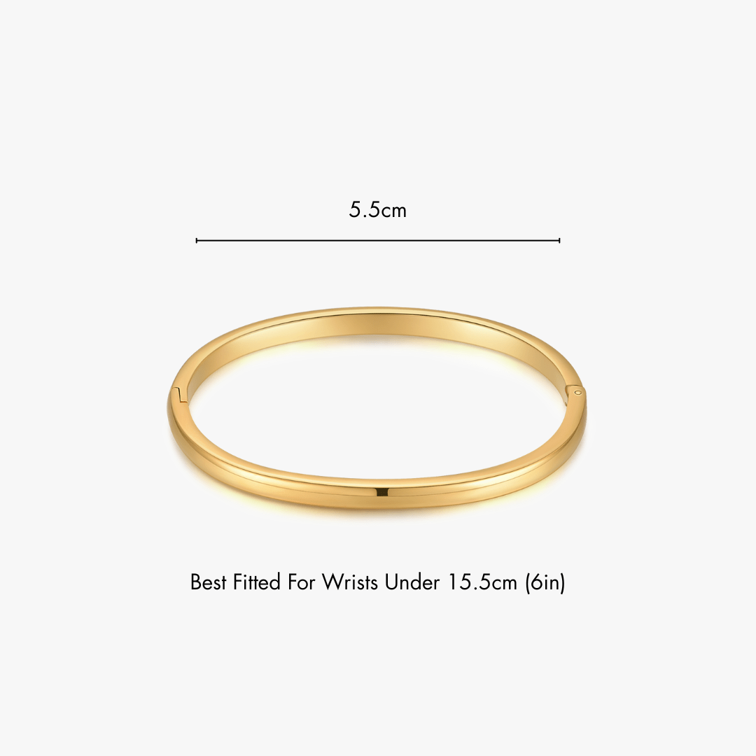 Simple Stacker Cuff Bangle Bracelet - Flaire & Co.