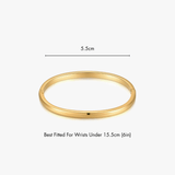 Simple Stacker Cuff Bangle Bracelet - Flaire & Co.