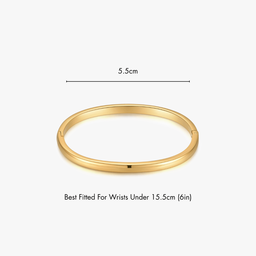 Simple Stacker Cuff Bangle Bracelet - Flaire & Co.