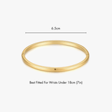 Simple Stacker Cuff Bangle Bracelet - Flaire & Co.