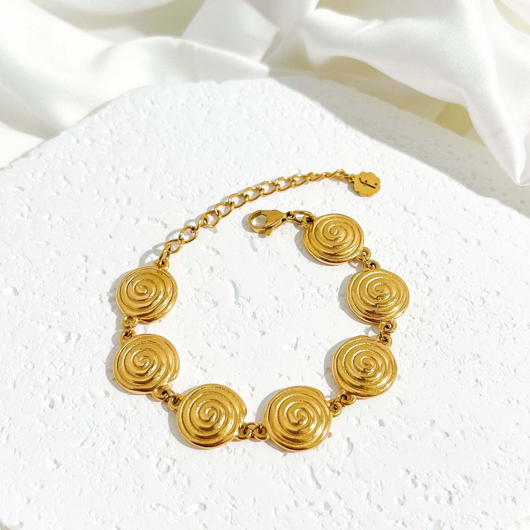 Spiral Bracelet (Greek Inspired Collection) - Flaire & Co.