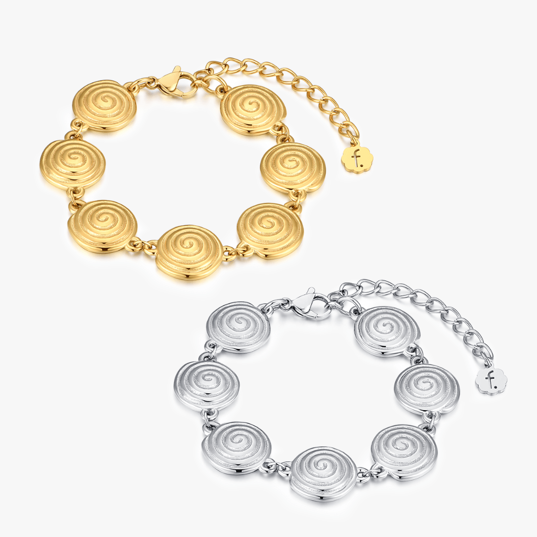 Spiral Bracelet (Greek Inspired Collection) - Flaire & Co.