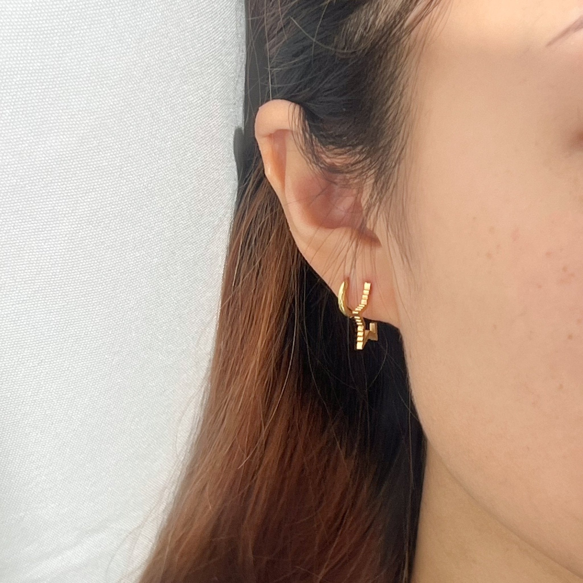 Star Gold Hoops - Flaire & Co.