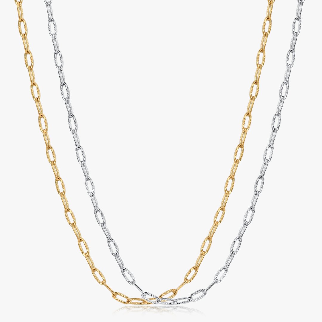 Sunburst Chain Link Necklaces - Flaire & Co.