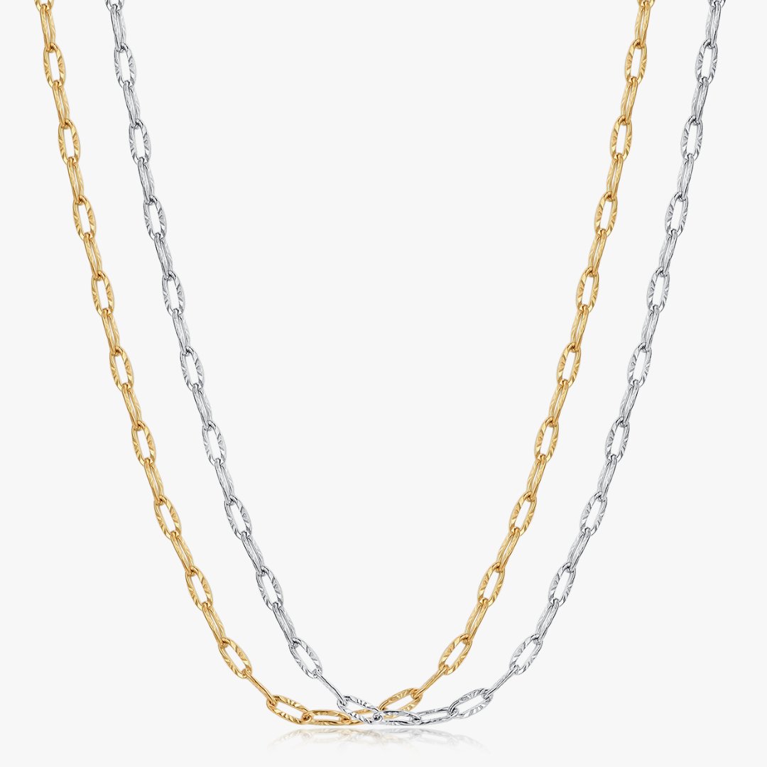 Flaire & Co. Sunburst Chain Link Necklace
