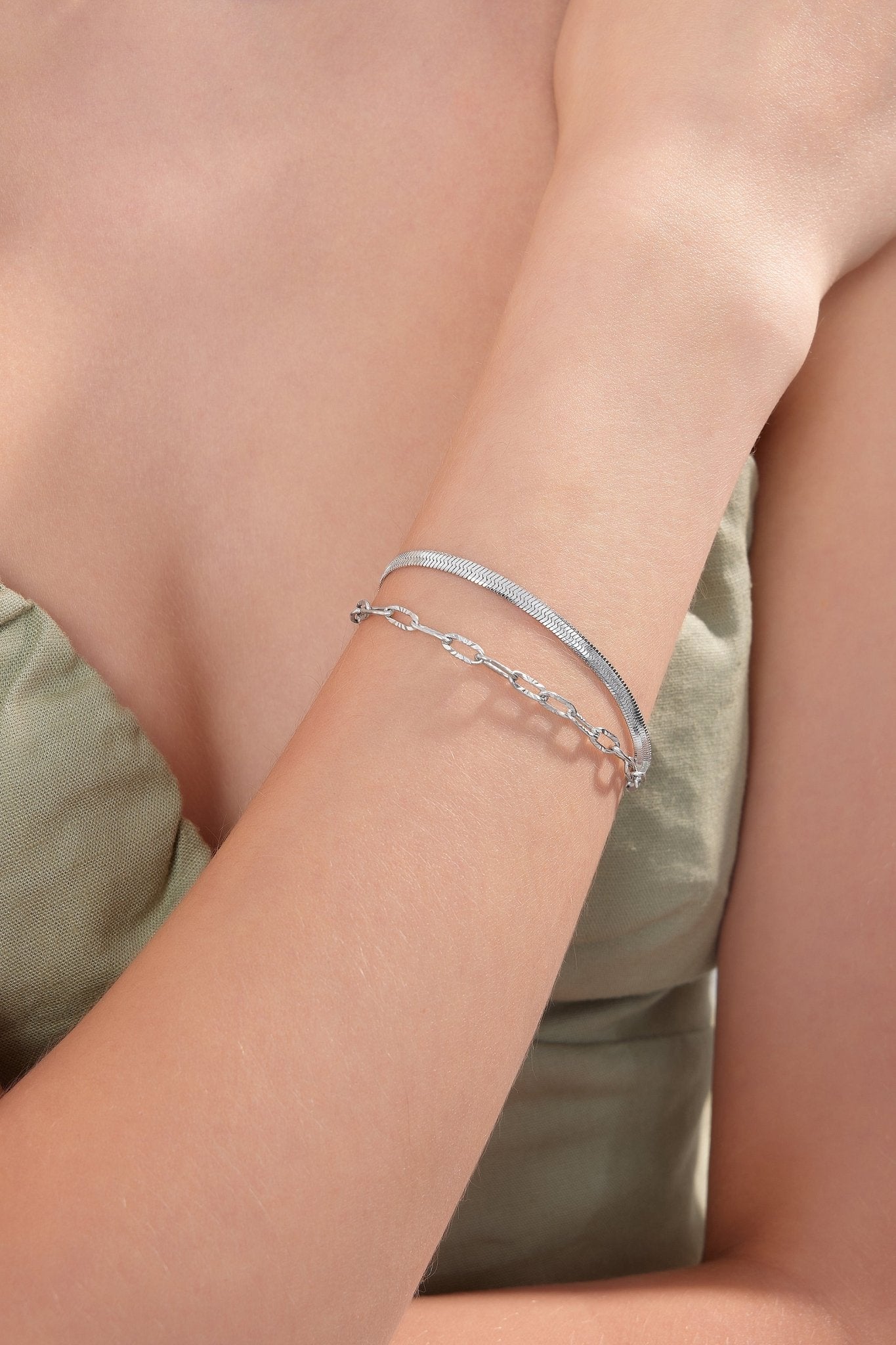 Sunburst Link Chain Bracelet - Flaire & Co.