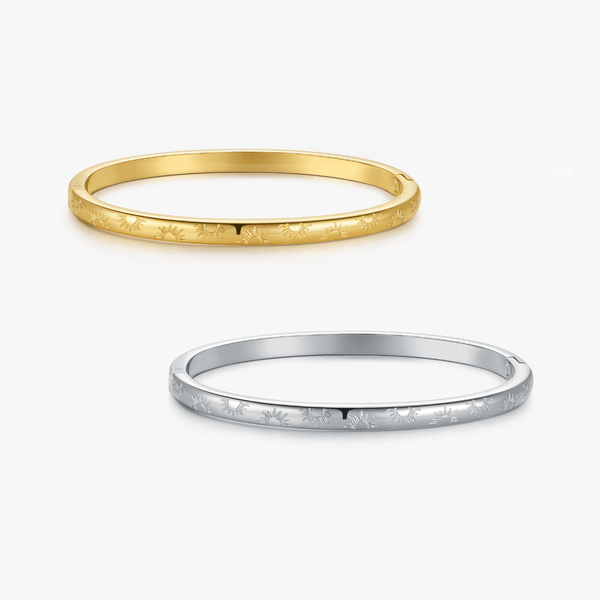 Sunlight Stacker Cuff Bangle Bracelet - Flaire & Co.