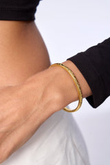 Sunlight Stacker Cuff Bangle Bracelet - Flaire & Co.