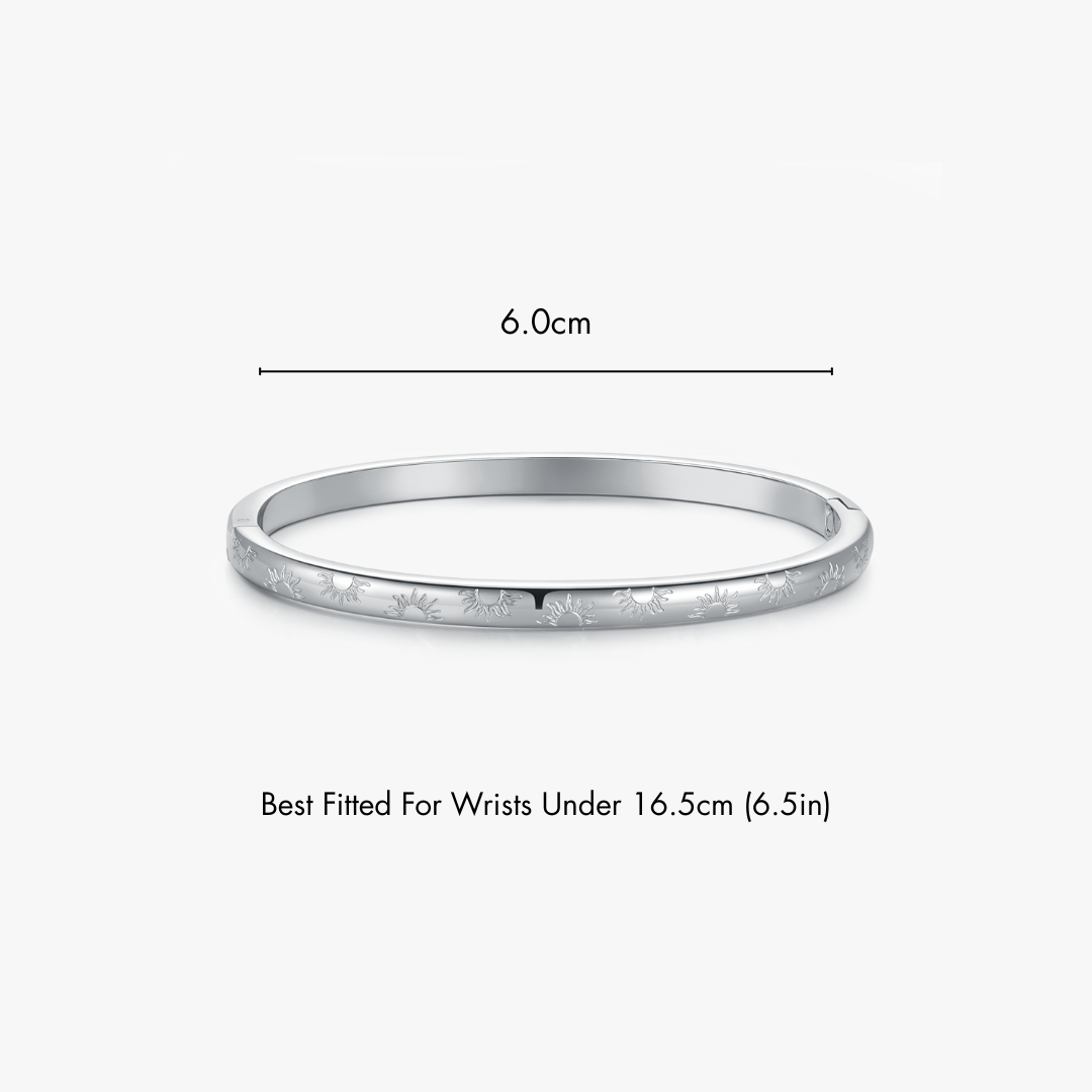 Sunlight Stacker Cuff Bangle Bracelet - Flaire & Co.