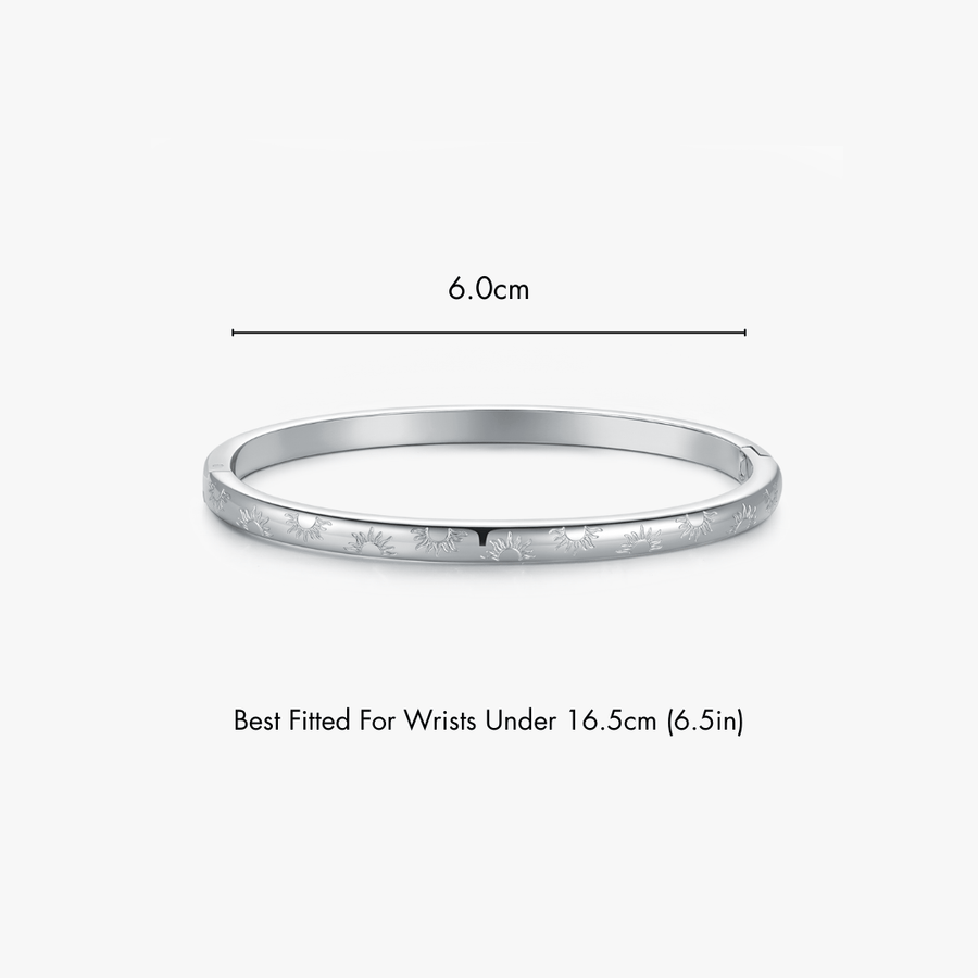 Sunlight Stacker Cuff Bangle Bracelet - Flaire & Co.