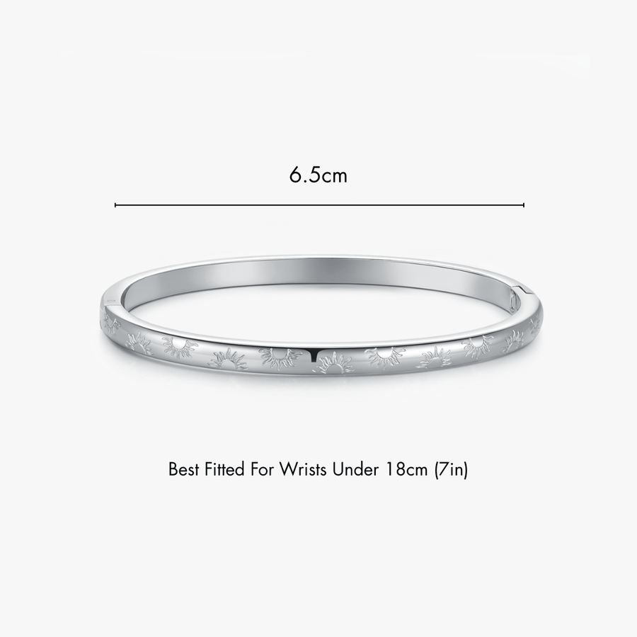 Sunlight Stacker Cuff Bangle Bracelet - Flaire & Co.