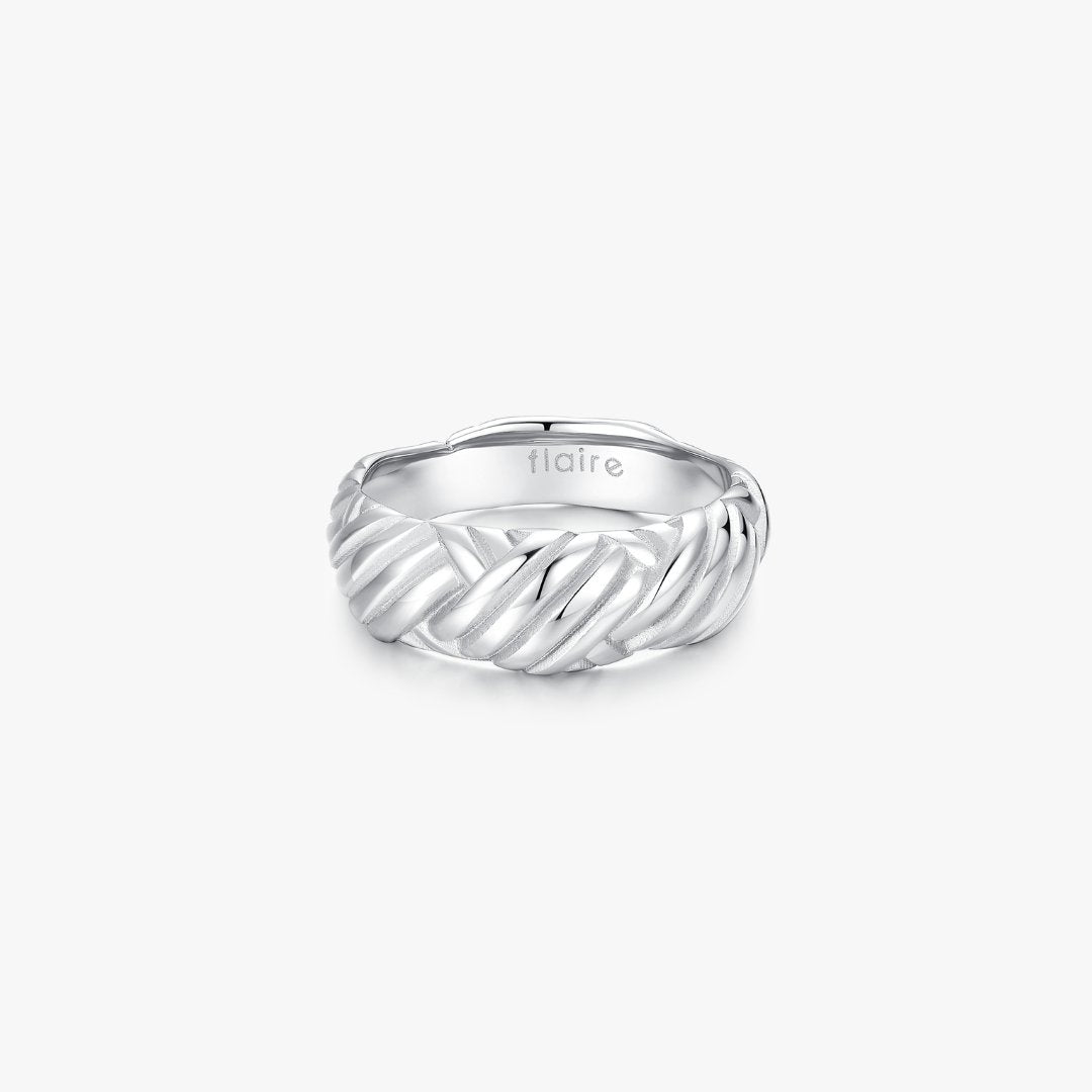 Textured Dome Ring (Greek Inspired Collection) - Flaire & Co.