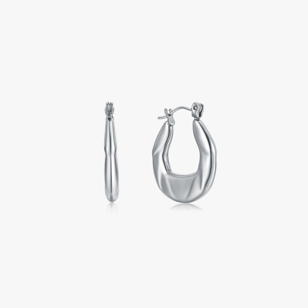 Textured Hoops - Flaire & Co.