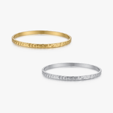 Textured Stacker Cuff Bangle - Flaire & Co.