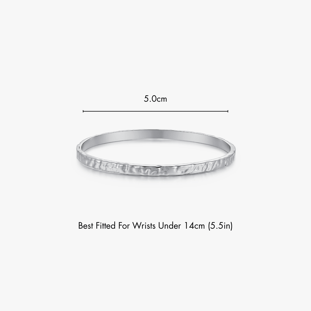 Textured Stacker Cuff Bangle - Flaire & Co.
