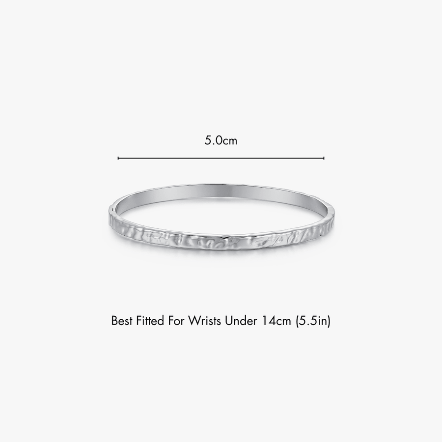 Textured Stacker Cuff Bangle - Flaire & Co.