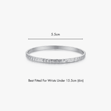 Textured Stacker Cuff Bangle - Flaire & Co.