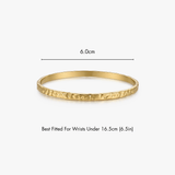 Textured Stacker Cuff Bangle - Flaire & Co.