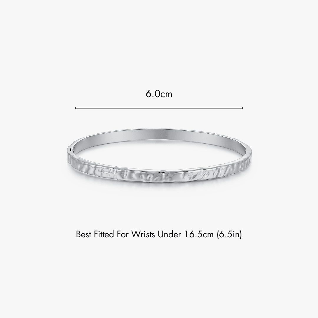 Textured Stacker Cuff Bangle - Flaire & Co.