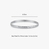 Textured Stacker Cuff Bangle - Flaire & Co.